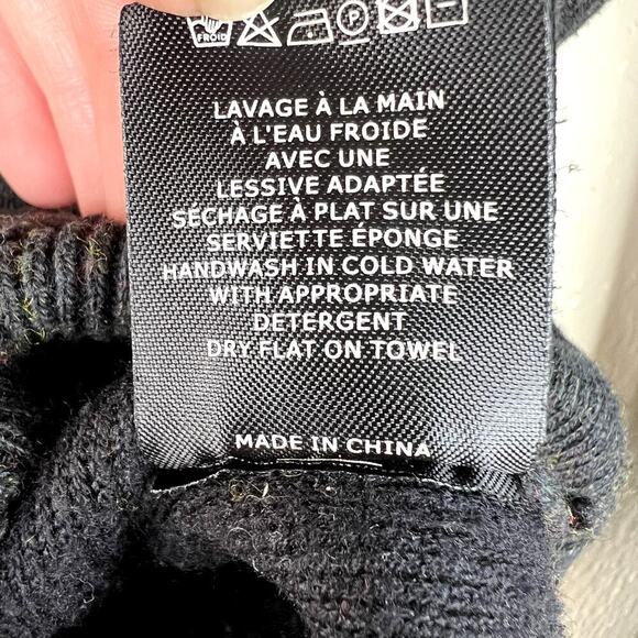 Isabel Marant Benton Double Regular Sweater Pullover Wool Blend Shoulder Pad 36 - Picture 6 of 9